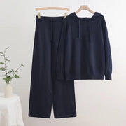 Knitted Two-piece Leisure Sports Style